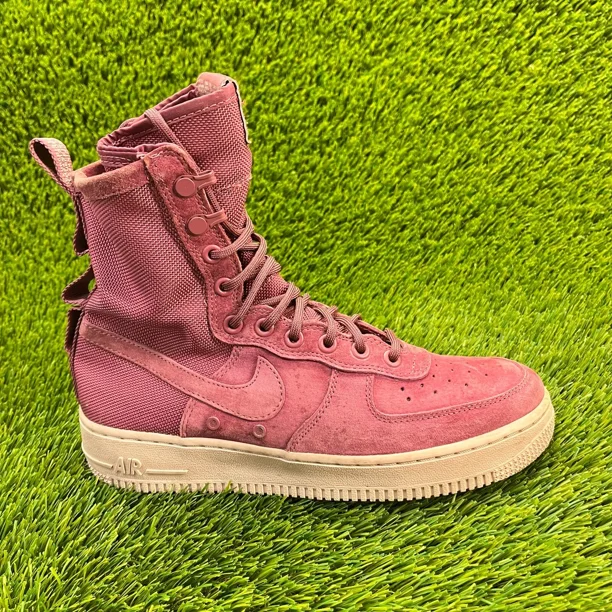 Ni - ke Ni - ke SF Air Force 1 High Wine Purple Womens Size 8.5 Athletic Shoes Sneakers