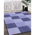 thumbnail image 3 of Ahgly Company Machine Washable Indoor Rectangle Transitional Slate Blue Area Rugs, 5' x 8', 3 of 7