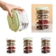 thumbnail image 2 of Estante de almacenamiento Plertrvy de alta gama, caja de almacenamiento multicapa de cuatro capas para especias, frutos secos, condimentos, pimienta, condimentos, frasco sellado, verde (1 caja de, 2 of 8