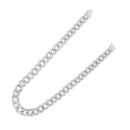 thumbnail image 4 of Cadena de eslabones cubanos de aleación, collar de diamantes de imitación exquisitos a la moda, accesorio de joyería, regalo para hombres y mujeres, 20 pulgadas, 4 of 5