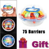 VoberryÂ® 75 Barriers 3D Labyrinth Magic Ball Balance Magic Maze Perplexus Puzzle New Cute Magic Lovely Funny Intelligent Educational Kids Children Boys Girls Baby Games Toys Gifts Presents Novelty
