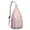 Pink-62, variant on Spring Blossom Crossbody Bag - Bright Colorful Daisy Print, Compact Anti-Theft Sling Pack for Students