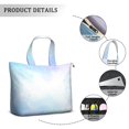 thumbnail image 2 of 22 Inch Oversized Travel Bag Lightweight Canvas Weekender Duffel with Multi Pockets, Aurora Print, 2 of 5