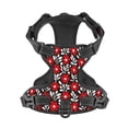 thumbnail image 4 of Bingfone Red Floral No Pull Dog Vest Harness For Small Medium Large Dogs Strap For Puppy Walking,Training,Dog Harness-Medium, 4 of 9