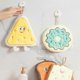 thumbnail image 2 of Corals Fleece Hand Towel for Kids Wall Mounted Bathroom Towel Absorbent Lovely Shape Hygienic Solution Toast style, 2 of 5
