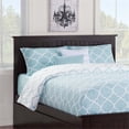 thumbnail image 2 of Leo & Lacey Contemporary Full Wood Panel Headboard in Espresso, 2 of 4