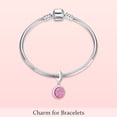 thumbnail image 3 of ROSIANNA 925 Sterling Silver Charm for Bracelets Pink Birthday Cake Dangle Charms Women Bracelet Charm, 3 of 6