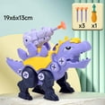 thumbnail image 1 of Educational Dismantle and Assemble Dinosaur Construction Building Toy for Kids Learning Activity, 1 of 4