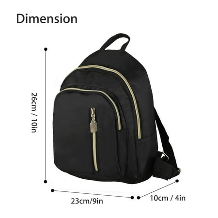 Women Backpack Purse, Nylon Small Backpack for Women, Fashion Casual Lightweight Travel School ...