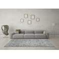 thumbnail image 3 of Ahgly Company Indoor Square Abstract Gray Modern Area Rugs, 3' Square, 3 of 4
