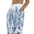 thumbnail image 3 of goowrom Women Clothes Set, Butterfly Printed Pattern Tops Long Pants, 3 of 9