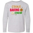 thumbnail image 3 of Inktastic Christmas Cookie Baking Crew Long Sleeve Youth T-Shirt, 3 of 5
