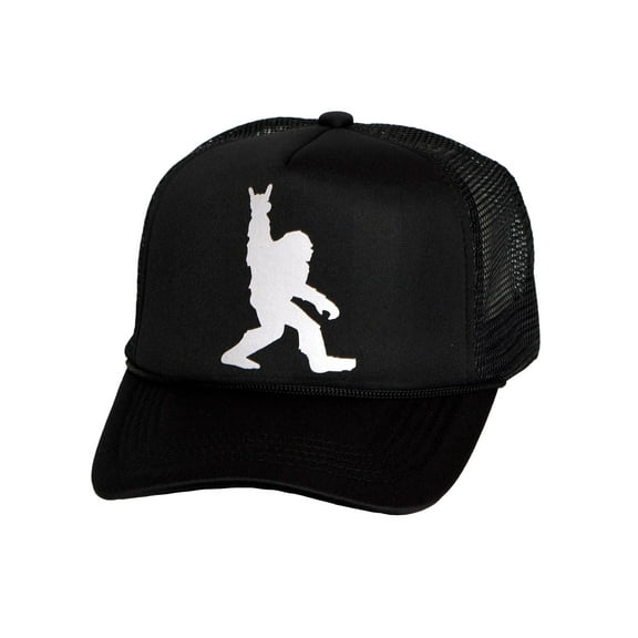 Top Headwear Men's Bigfoot Rock & Roll Trucker Hat - Rockstar Snapback Cap