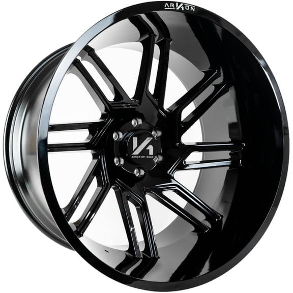 24x14 Gloss Black Wheel ARKON OFF-ROAD DaVinci (Proper Directional) 6x135 -81