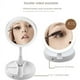 thumbnail image 5 of Espejo de maquillaje LED de doble cara con carga de lámpara Espejo de maquillaje plegable portátil de escritorio de estilo famoso, 5 of 5