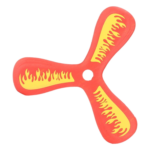 Jouet à Lancer pour Enfants, Résistance à l'Humidité EVA Boomerang Haute Densité pour Usage Extérieur pour Interaction Parent-Enfant Rouge