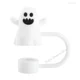 thumbnail image 5 of Tapas de pajita para Halloween, pajitas reutilizables de silicona, accesorios divertidos y lindos, regalos perfectos para Halloween, 5 of 6