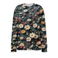 thumbnail image 4 of Bovemsi Womens Sweatshirts Women's Fashion Spring Autumn Casual Long Sleeve Hoodless Sweatshirt Top Fall Fashion Outfits 2025 Clothes, 4 of 9