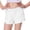 White, variant on NordicNest Girls High Waisted Athletic Shorts with Liner – 2-in-1 Workout Running Shorts for Kids, Breathable Summer Gym Bottoms