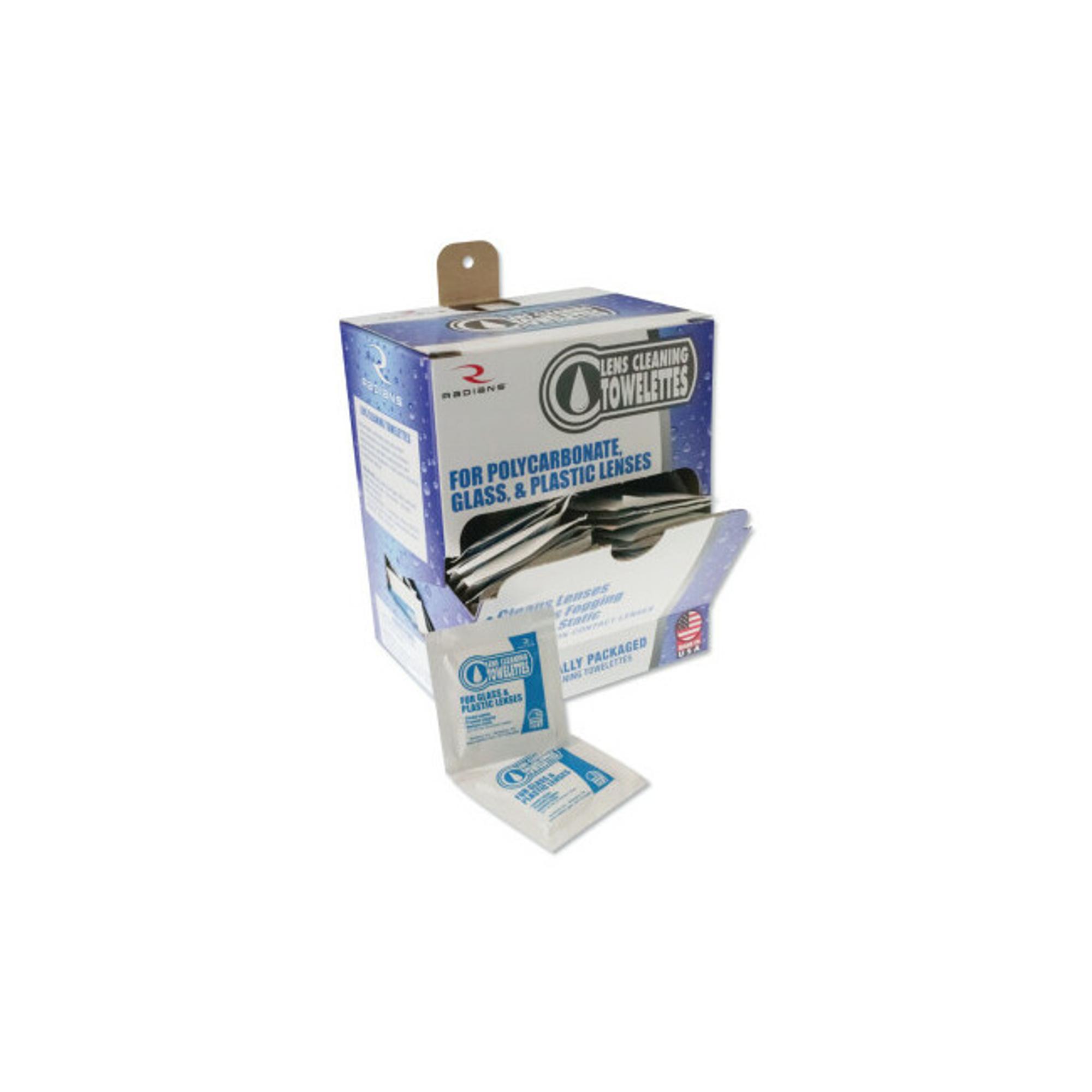 Lens Cleaning, Towelette Dispenser with Cleaning Wipes