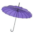thumbnail image 5 of Long Handle Sun Umbrella, Retro Pagoda Parasol Umbrella, UV Protection Umbrella with Hook Handle for Photo Prop Decoration, 5 of 10