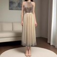 thumbnail image 1 of WILLBEST Vestidos Largos Casuales Para Mujer Vestido De Fiesta Corto Elegante Sin Mangas Con Lentejuelas Para Mujer, 1 of 3