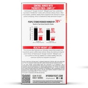 Hydroxycut Hunger Control and Weight Loss Prebiotic Powder Drink Sticks, Tropical Peach, 14 Count