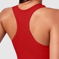 thumbnail image 6 of hoksml Women's Ribbed Sports Bra Racerback High Support Seamless Crop Tank Top for Yoga Gym Workout Activewear, 6 of 6