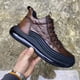 thumbnail image 2 of Zapatos de hombre Primavera y otoño Zapatos casuales de suela gruesa Zapatos de moda con estampado de cocodrilo Zapatos de hombre de moda Zapatillas ligeras, 2 of 6