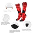 thumbnail image 3 of Naloa Spider Web1 Thigh High Socks Extra Long Stretchy Sock Women Over Knee High Opaque Stocking Daily Wear, 3 of 6