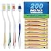 thumbnail image 3 of FactorDuty 200 Pack Toothbrush Standard Classic Medium Soft Toothbrush Bulk Individually Wrapped, 3 of 4