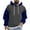 Mens Sweatshirts & Hoodies Blue, variant on Mens Plus Size Hoodies Big & Tall M-4X Fleece Lined Long Sleeve Sweatshirts with Pocket Pullover Plaid Printed Warm Going-Out Streetwear Hoodie Tops