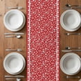 thumbnail image 6 of Valentine's Day Table Runner - 70 Inch Long, Kitchen Dining Table Runner Dresser Scarves, Red Love Retro Country Abstract Art Farmhouse Decor for Coffee Tables Wedding Party Banquet, 6 of 8