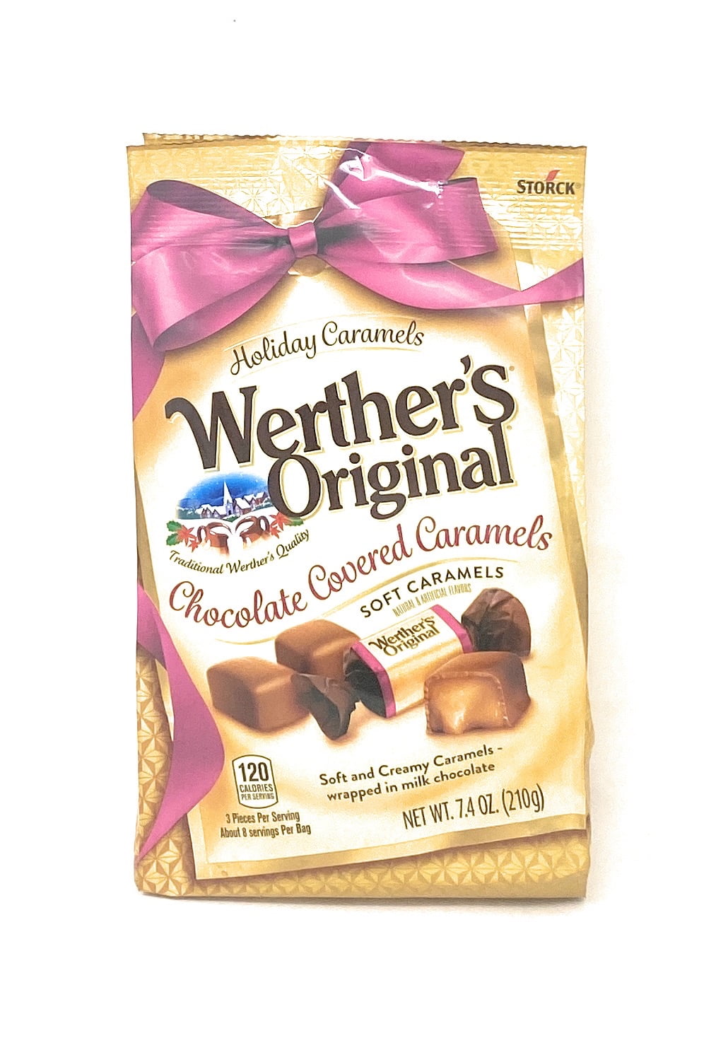 Werther S Original Holiday Chocolate Covered Soft Caramels Oz