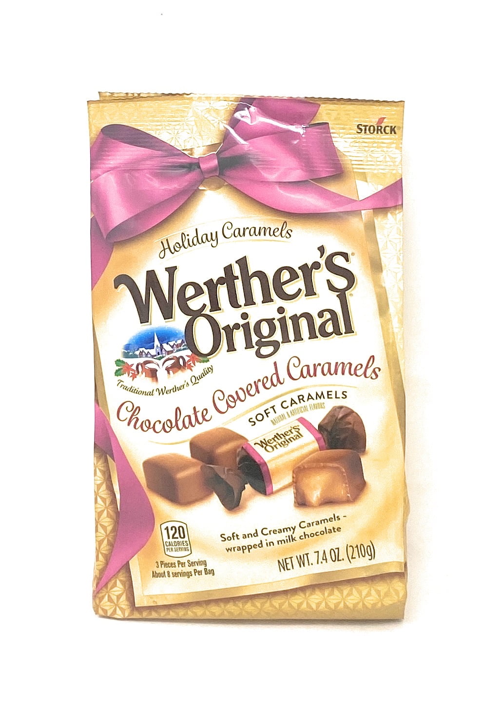 Werther's Original Holiday Chocolate Covered Soft Caramels 7.4oz 1
