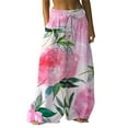 thumbnail image 2 of Endives Women's Wide Leg Pants Long Skirts High Waist Maxi Skirt Summer Regular Trendy Skirts Lounge Pants, 2 of 4