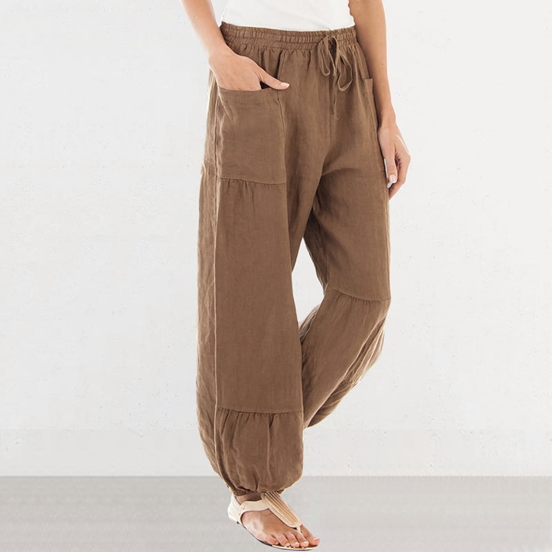 VONDA Womens Loose Casual Sports Pants 