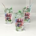 thumbnail image 3 of Patriotic British Shorthair Celebrates 4th of July 16oz Pint Beer Glass Mug Cat Lover Kitten Owner Gifts Beer Glasses Cup - 02009, 3 of 5