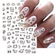 thumbnail image 2 of Pegatinas de dibujos animados en 3D para uñas de gato, calcomanía de manicura con diseño de tatuaje, Kawaii, cachorro, perro, Graffiti, animales, serie, nuevo, 2 of 4