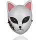 thumbnail image 1 of Máscara de Halloween Prop Cosplay para Demon of Slayer Makomo Tanjirou Sabito Masks, 1 of 5
