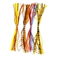 thumbnail image 1 of Silicone Rubber Lure Skirts with Glow Strips - 4 Bundles, 20 Strands Each, 13cm Length - Reusable, Durable, Bright Colors for Spinnerbaits, Buzzbaits, Spoons & Jigs - Random Color Delivery, 1 of 6