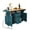 Green, variant on Large Kitchen Island with 2 Drop Leaf for Kitchen and Dining Room, Rolling Kitchen Cart on 5 Wheels with Power Outlet,55.7'' x(17.3”~33.5”)x36.5” Green