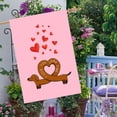 thumbnail image 6 of Dachshund Valentine House Flag Weiner Dog Valentines Day Garden Decorative for Outside 28 x 40 Double Sided I Love You Long Time Holiday Anniversary Yard Banner, 6 of 6