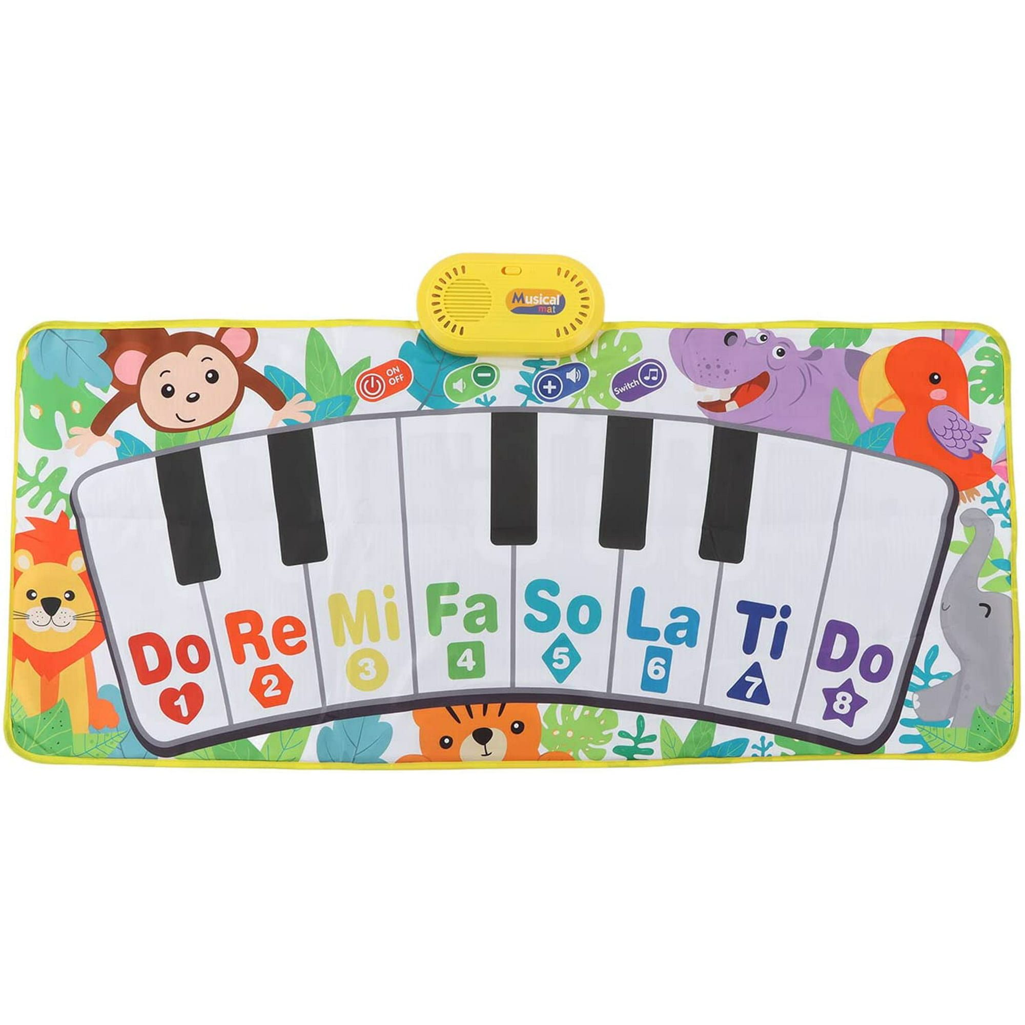 Piano Music Mat,Cartoon Animal Music Piano Keyboard Mat Play Dancing Mat  Dance Floor Mat for 3 Above Years Old | Walmart Canada