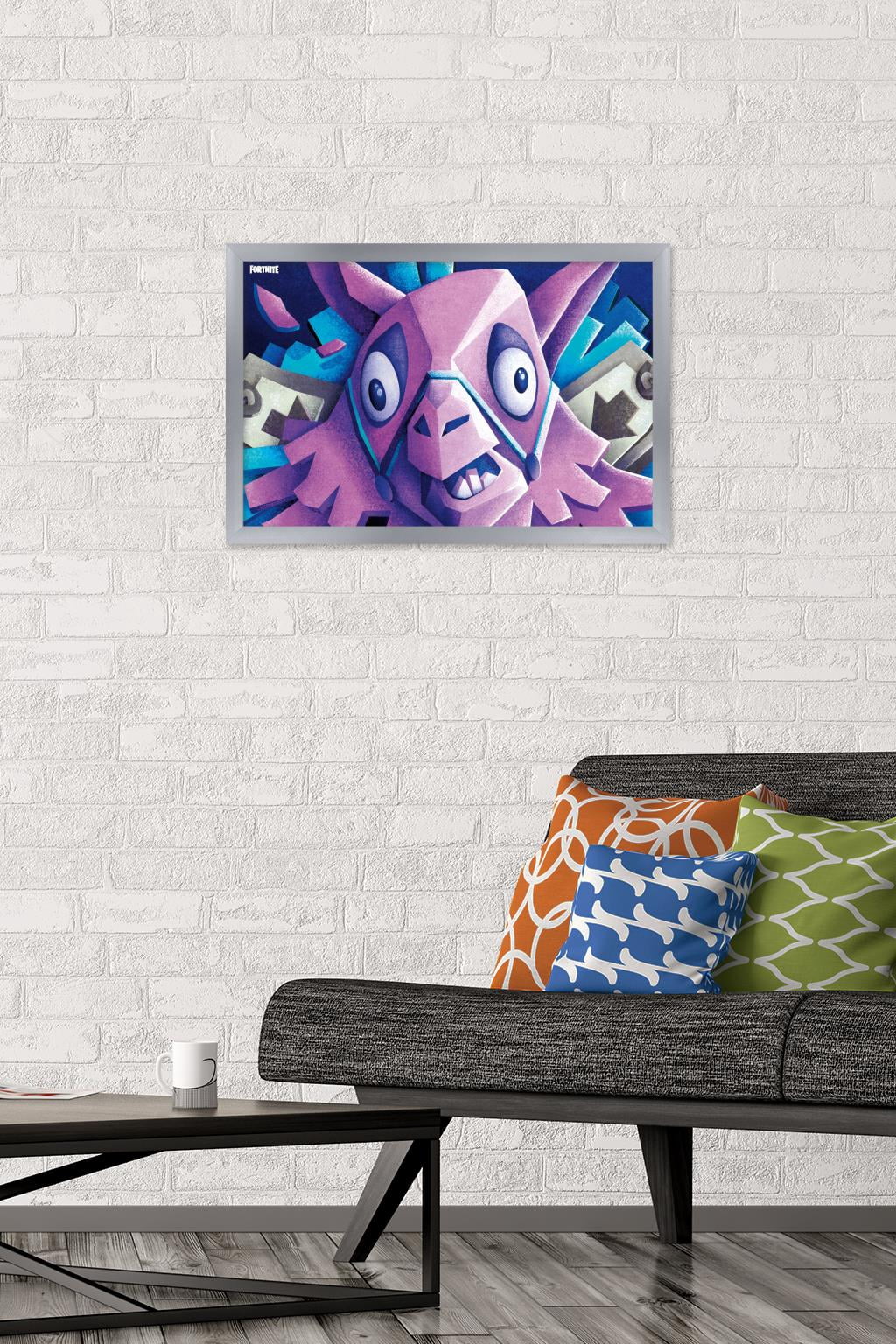 Fortnite - Llama Wall Poster, 14.725" x 22.375", Framed