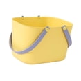 thumbnail image 1 of Cesta de ducha portátil, bolsa de baño, organizador de almacenamiento de gran capacidad, drenaje rápido Amarillo, 1 of 9