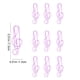 thumbnail image 3 of Juego de 10 clips metálicos coloridos con forma de clave de sol, marcapáginas de notas musicales, accesorios de papelería para profesores y estudiantes., 3 of 9