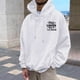 thumbnail image 3 of MHFRRA Sudaderas y Sudaderas para Hombre, Informales, Holgadas, con Estampados para Otoño E Invierno Blanco, 3 of 5