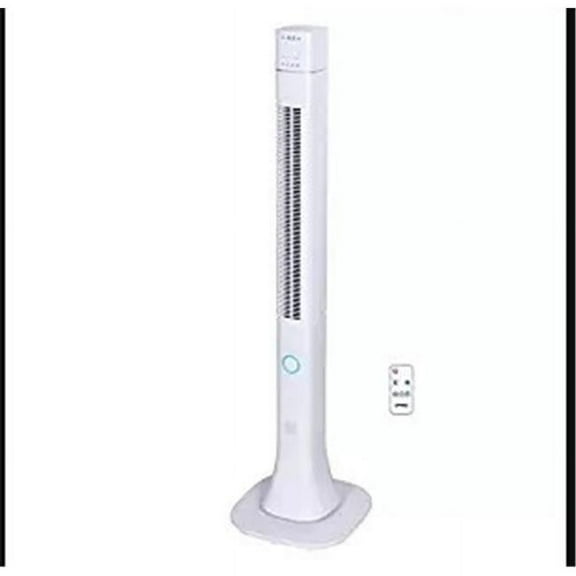 Optimus  Optimus in Pedistal Tower Fan with Remote - White