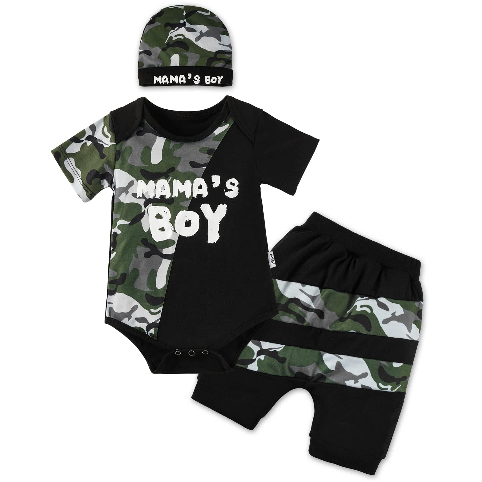 CAMOUFLAGE BABYGROW ARMY MILITARY HUNTING FISHING CAMO BABY VEST 0-12 MONTHS NEW 